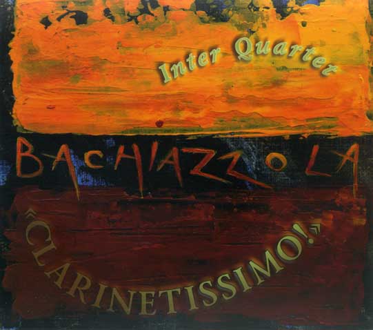 Le double album Bachiazzola - Quatuor de Clarinettes : Hedwig Swimberghe - clarinette (Belgique) Slava Kazykin - clarinette (France ) Dmytro Vasilev - clarinette (Suisse ) Yuri Vasylevych - clarinette, clarinette basse  (Ukraine)